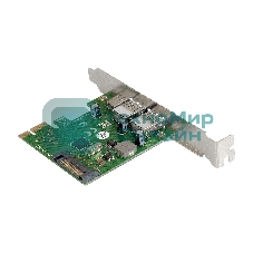 Контроллер ExeGate EXE-323 PCI-E 2.0, 2*USB 3.0 ext + 1*Type-C, разъем доп.питания (OEM)