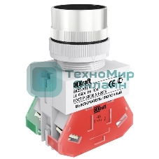 Выключатель кнопочный ABLF 22 мм черный 220В ВK-22 25012DEK DEKraft