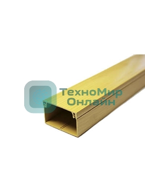 Кабель-канал 40х25 L2000 пластик с двойным замком сосна УралПак КК-3140025-032