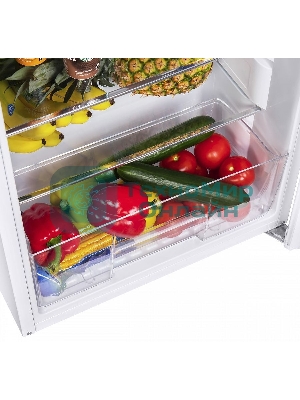 Холодильник Maunfeld MFF143W белый двухкамерный 170/41л морозилка снизу