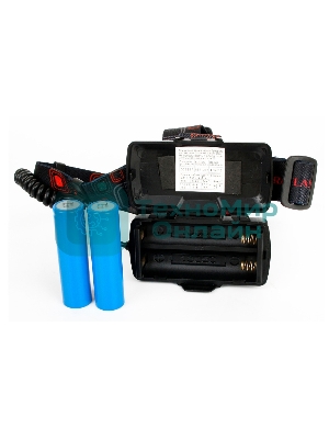 Фонарь налобный Ultraflash E1333 черный 4Вт лам.:светодиодный встроенный аккумулятор (13905)