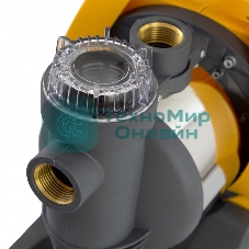 Насосная станция PSХ950X, 950 Вт, 3300 л/ч, ресивер 24 л, подъем 38 м, нержавейка Denzel