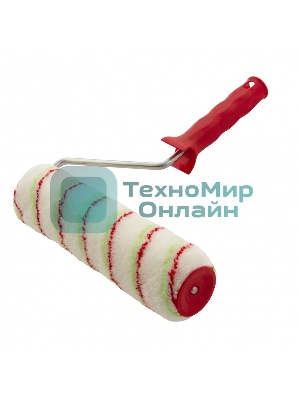 Валик Сибртех Эмали, 250 мм, ворс 12 мм, D 48 мм, D ручки 8 мм, полиамид,полиакрил