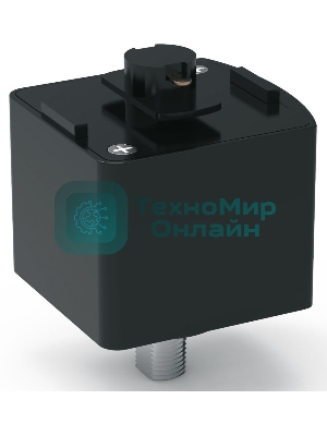 Адаптер Gauss для подключения светильника к трековой системе, черный 1/50 TR124