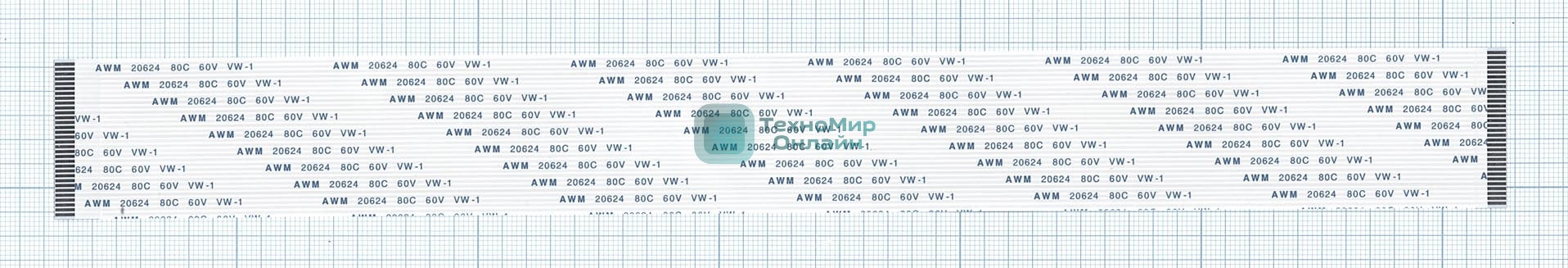 Шлейф универсальный 32pin, шаг 1мм, длина 30 см