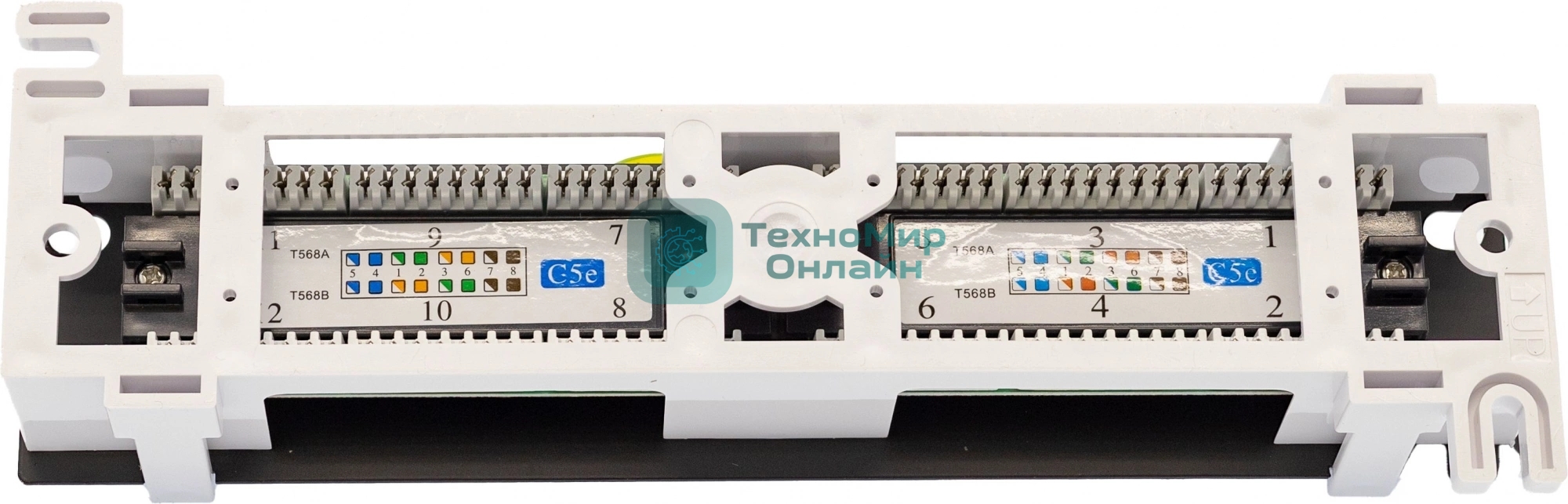 Патч-панель настенная 12хRJ-45, UTP, Cat.5e