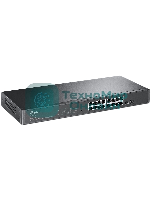 Коммутатор TP-Link Jetstream 16-port gigabit smart switch with 2-gigabit uplink ports