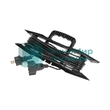 Удлинитель-шнур на рамке PROconnect ПВС 3х0,75 мм², 10 м, с/з, 6А, 1300 Вт, IP20, черный