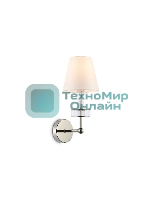 Настенный светильник Ambrella light LH71005 BN/WH никель/белый E14 max 40W 210*150*355