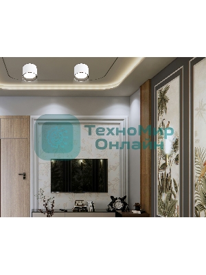 Светильник Ambrella light TN5303 WH/BK белый/черный GX53 max 15W D83*65