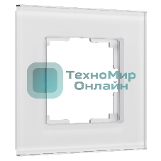 Рамка на 1 пост Senso (белый, стекло soft-touch) W0013101