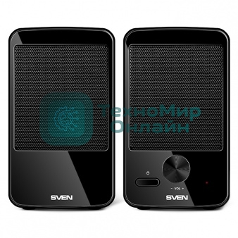 Акустическая система SVEN 312, черный 2.0, 100 – 20 000 Гц, 4Вт