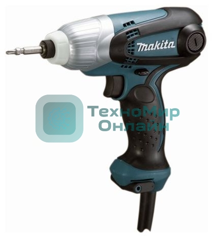 Дрель-шуруповерт Makita TD0101, 230 Вт, 100 Нм, щеточный, ударный