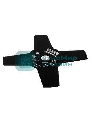 Диск для триммера Denzel 255 х 25,4, толщина 1,6 мм, 4 лезвия