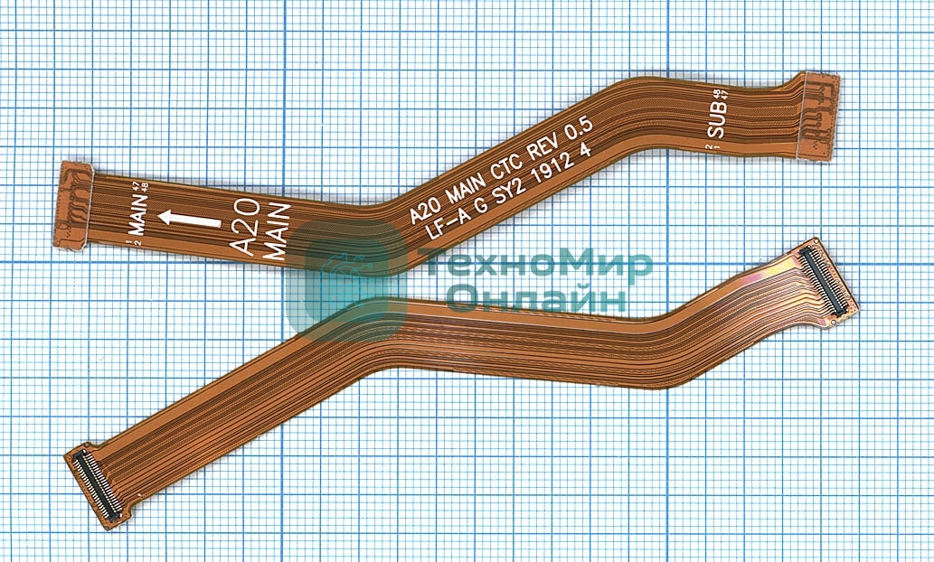 Шлейф основной межплатный для Samsung Galaxy A20 A205F