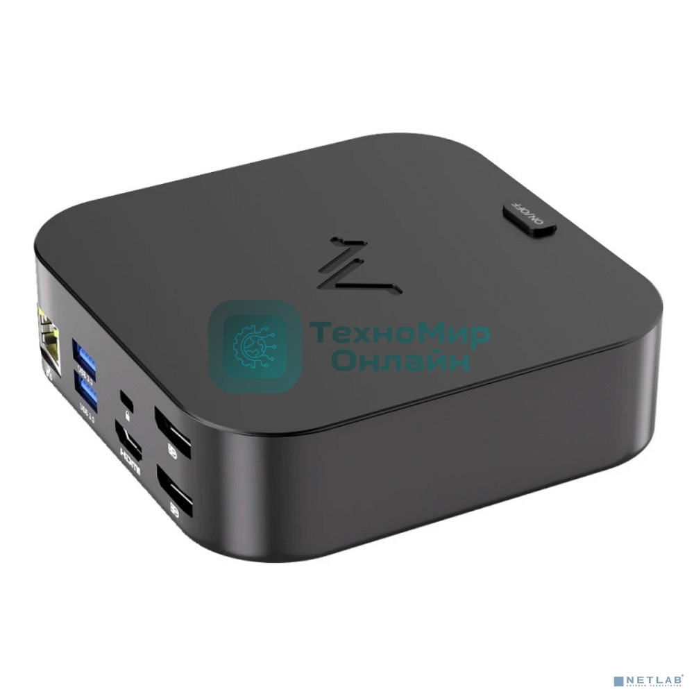 USB-концентратор Maibenben USB-C Dock DS301 100W (YPE-C TO TYPE C PD + 4USB3.0 + 3.5 + RJ45 + HDMI + 2DP)