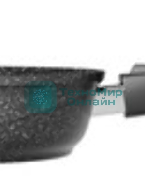 Сковорода Гранит black С024802 24 см,ст.кр.,с/руч