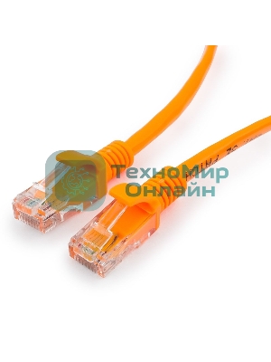 Патч-корд UTP Cablexpert PP12-0.5M/O cat.5e, 0.5м, литой, многожильный, оранжевый
