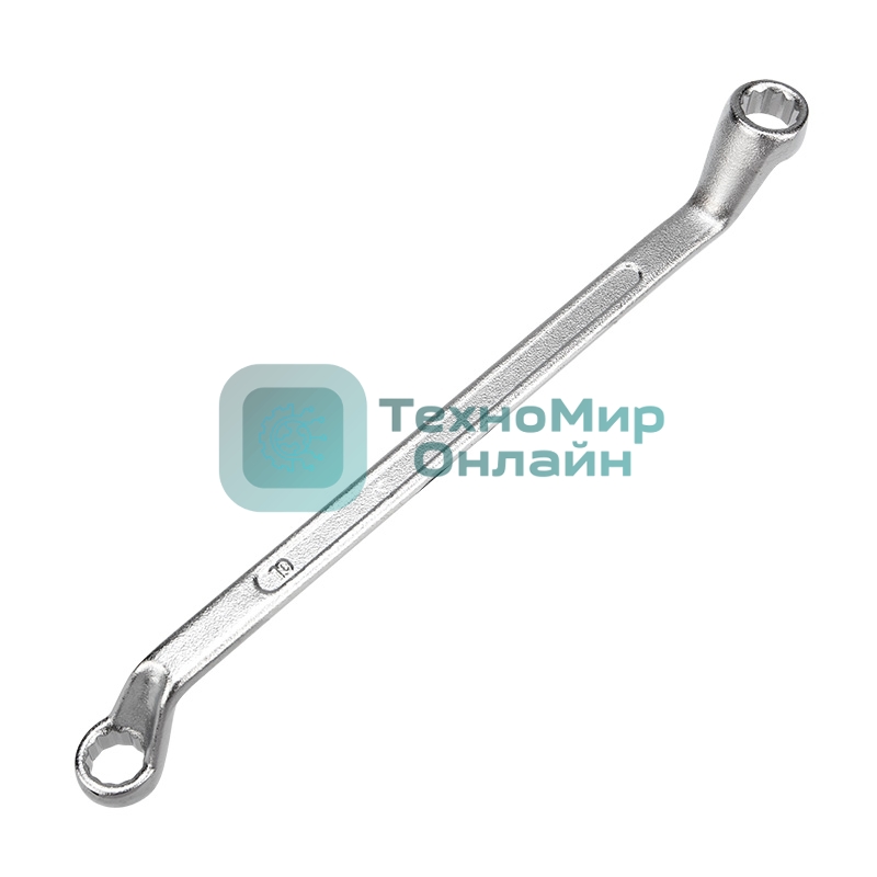 Ключ накидной коленчатый Rexant 10х11 мм, хром