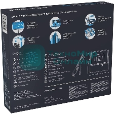 Прожектор светодиодный Gauss Qplus 30Вт 6500К 2550лм IP65 графит. сер. 1/10