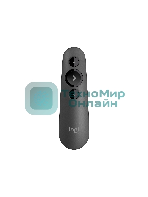 Презентер Logitech R500s Graphite черный, Bluetooth + 2.4 GHz, USB-ресивер, 3 программируемых кнопки, лазерная указка