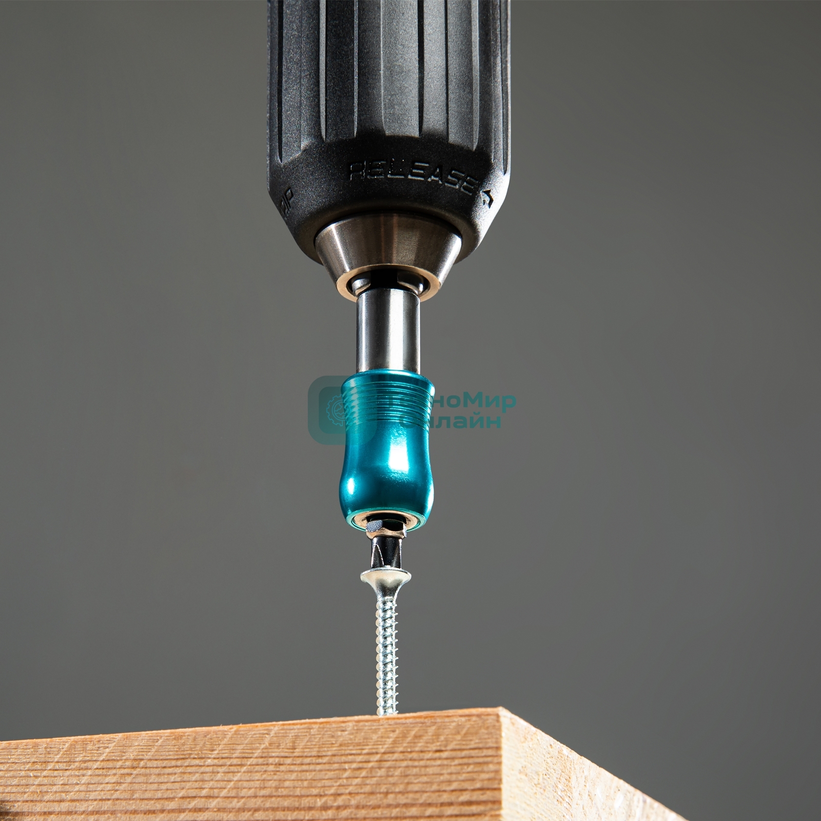 Адаптер для бит Gross 11342 с держателем и двойным магнитом, 1/4