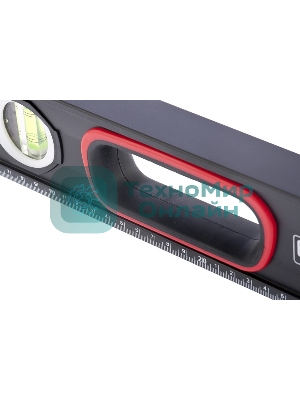 Уровень Matrix алюминиевый усиленный фрезерованный 3 глазка 2 компонентные рукоятки 1500мм