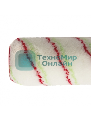 Валик Сибртех Эмали, 250 мм, ворс 12 мм, D 48 мм, D ручки 8 мм, полиамид,полиакрил