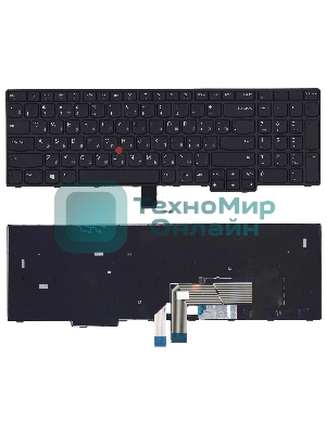 Клавиатура для ноутбука Lenovo ThinkPad E570 E575 черная