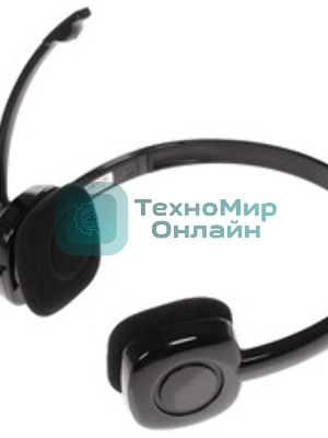 Гарнитура Logitech H151 чёрный, проводная, 3.5 мм