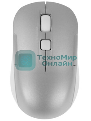 Мышь беспроводная A4Tech Fstyler FB26CS Air2 серебристый/белый, 2000 dpi, радиоканал, Bluetooth, USB, кнопки - 4