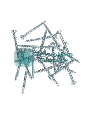 Саморез оконный Kranz острый, 4.1х40, белый цинк, упаковка поставщика (6 000 шт.)