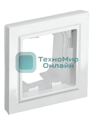 Рамка 1-мест. IEK BRITE IP44 РУ-1-БрБ-44 белый