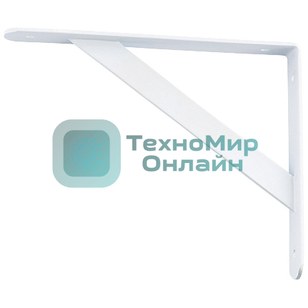 Кронштейн Сибртех усиленный 500x350x30x4 мм, белый