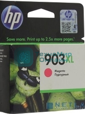 Картридж струйный HP 903XL T6M07AE пурпурный для HP OJP 6960/6970 (825стр.)