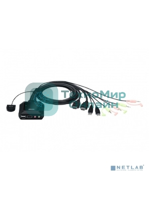 Переключатель ATEN 2-Port USB 4K HDMI Cable KVM Switch