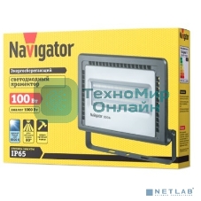 Прожектор светодиодный Navigator NFL-01-100-6.5K-LED 100Вт IP65 6500К