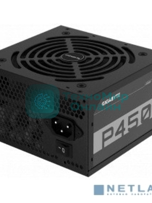 Блок питания Gigabyte GP-P450B, 450Вт, 80 PLUS Bronze, 120мм, черный