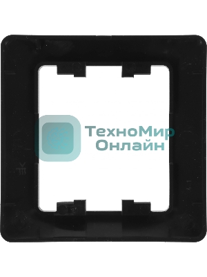 Рамка 1-м Glossa антрацит SchE GSL000701