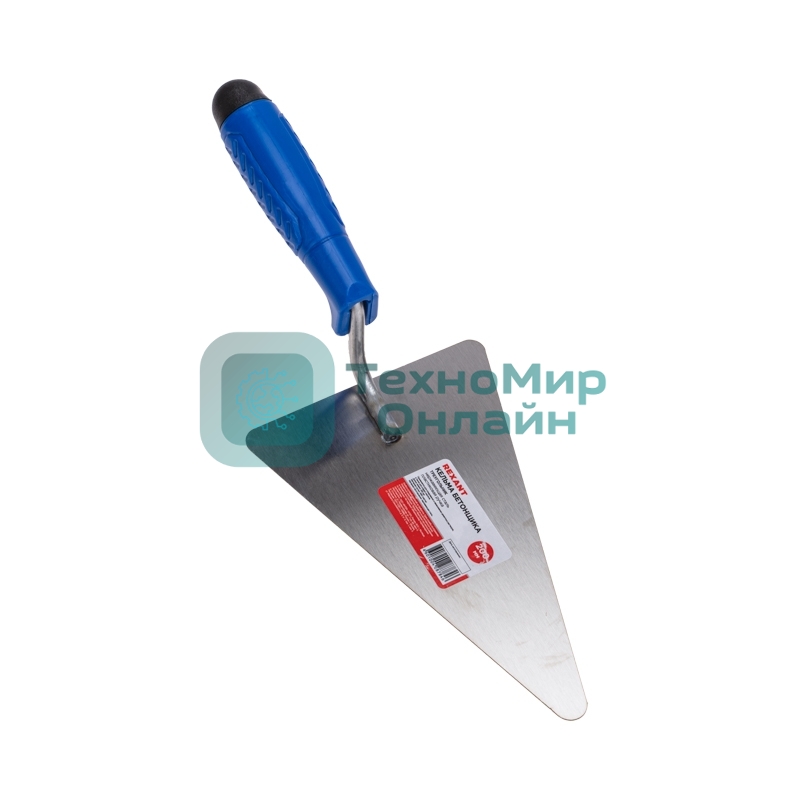 Кельма бетонщика Rexant нержавеющая сталь, 200мм, пластиковая ручка