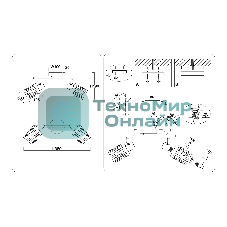 Светильник Ambrella light TR8668/2 BK/SB чёрный/бронза E14/2 max 60W 360*100*190