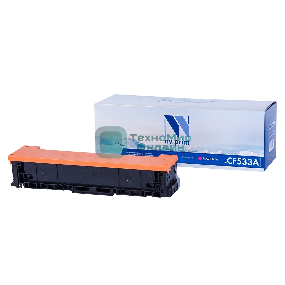 Картридж лазерный NVPrint совместимый HP CF533A Magenta для Color LaserJet Pro MFP M180n/M181fw (900k)