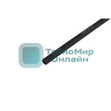 Трубка термоусадочная Rexant 26-0003 двустенная клеевая 3/1 (3:1) 1м черный