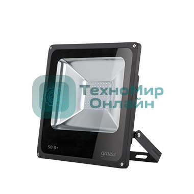 Прожектор светодиодный Gauss LED 50W IP65 6500К черный 1/6