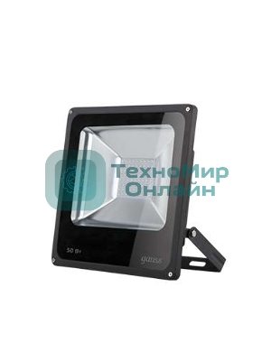 Прожектор светодиодный Gauss LED 50W IP65 6500К черный 1/6