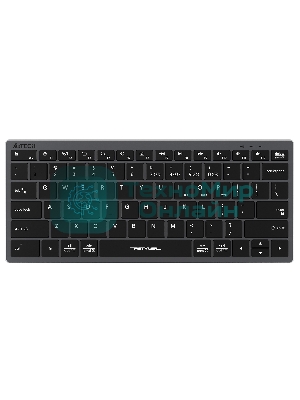 Клавиатура беспроводная A4Tech Fstyler FBX51C серый USB BT/Radio slim Multimedia