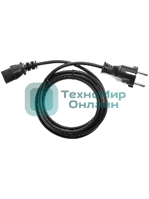 Кабель компьютер - розетка 1,5 м 220V (Европейский стандарт) VCOM/TELECOM
