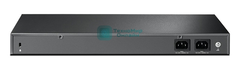 Коммутатор TP-Link JetStream 24-портовый управляемый SFP уровня 2+, 20 гигабитных SFP-портов и 4 гигабитных комбинированных порта SFP/RJ45