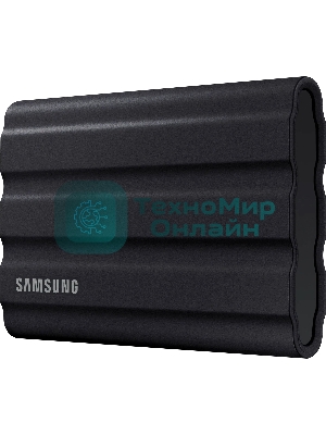 Внешний SSD Samsung T7 Shield, 2TB, USB 3.2 Gen 2 Type-C, R/W 1050/1000, черный