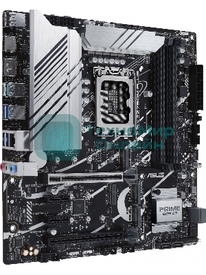 Материнская плата ASUS PRIME Z790M-PLUS, LGA 1700, Intel Z790, 4xDDR5, 4xSATA, 3xM.2, 1xPCIe 4.0 x4, 1xPCIe 5.0 x16, 2xPCIe x1, 1xDP, 1xHDMI, 1x 1Gb LAN, 1xUSB-C 3.2 Gen 2x2, 1xUSB 3.2 Gen 2, 4xUSB 3.2 Gen 1, 2xUSB 2.0, 3x3.5 мм, 7.1, mATX